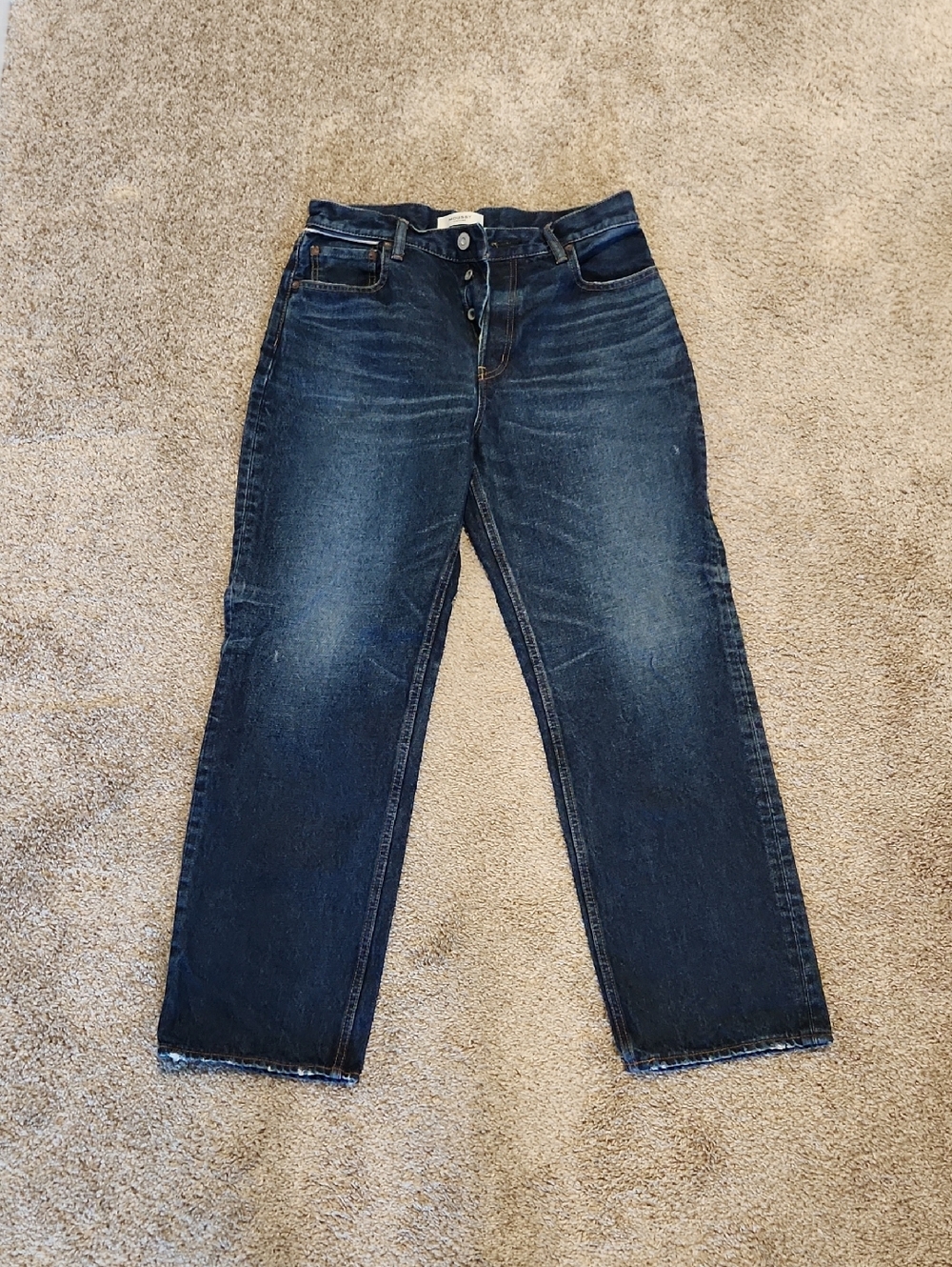 Moussy Dark Indigo Straight-Leg Women's Jeans